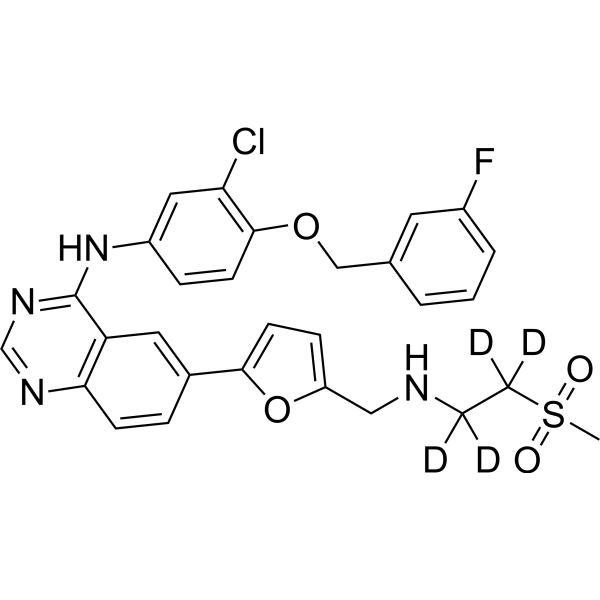 Lapatinib-d4 (GW572016-d4; GW2016-d4) 1184263-99-7